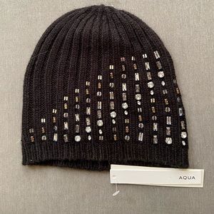 Aqua - Winter Hat Black